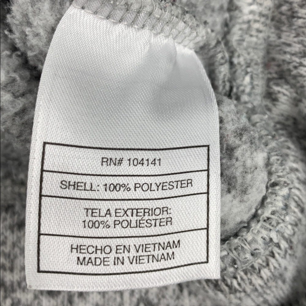 Nike ACG Heather Gray Fleece pullover hooded Jacket sweatshirt Size Small pocket - Picture 12 of 13
